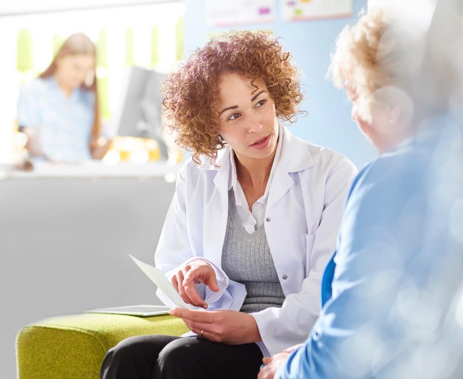 doctor consulting with patient